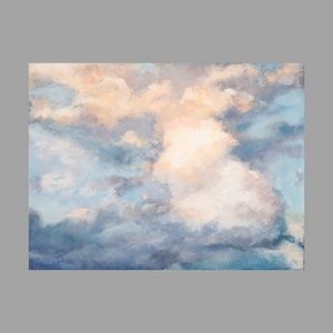 Skyscape  "Clouds"  original oil painting  18"x 24"